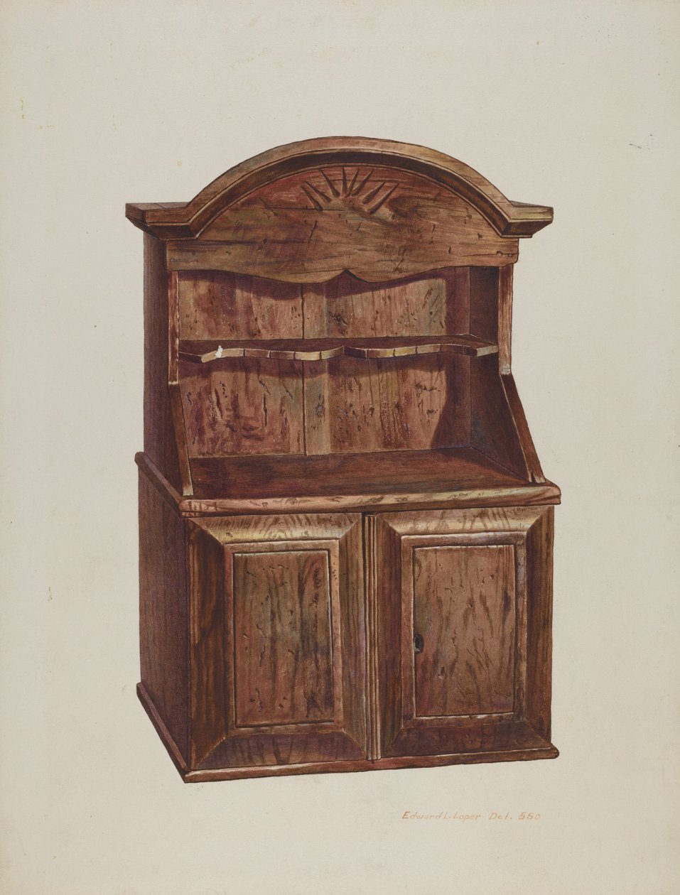Cómoda infantil de Edward L. Loper