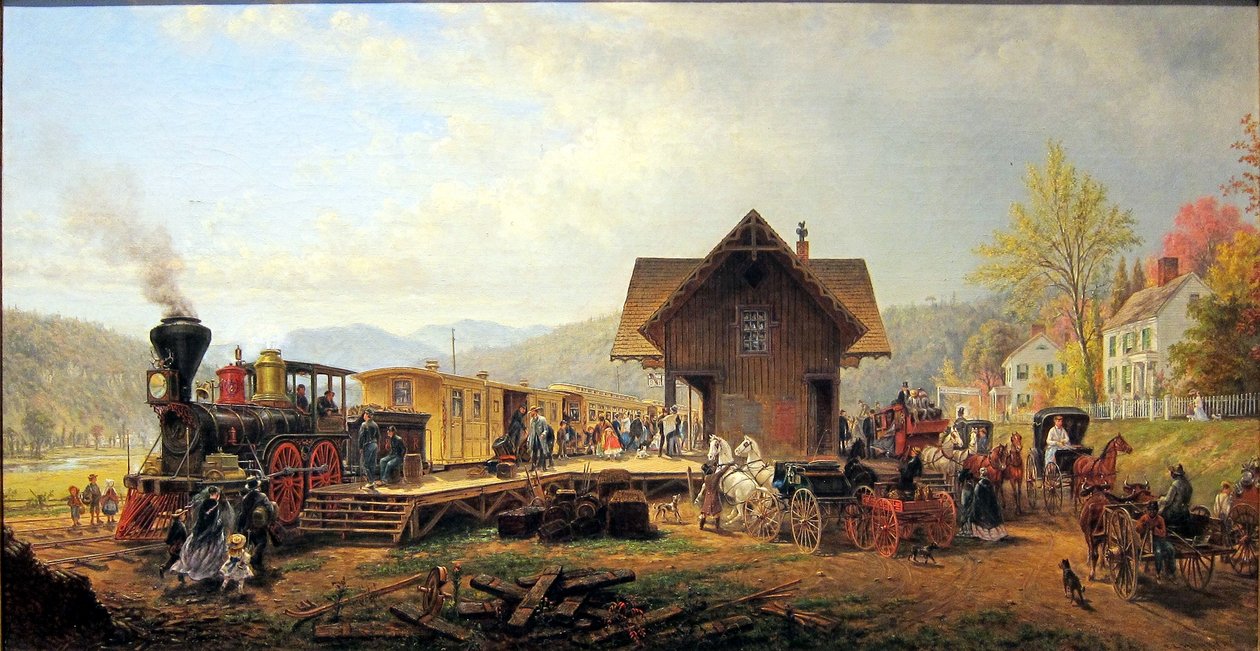 NY Met Lansom henry alojamiento de Edward Lamson Henry