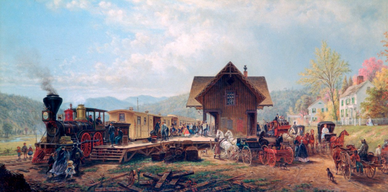 El 9:45 de Acomodación, 1867 de Edward Lamson Henry