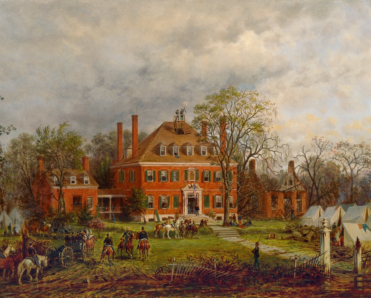 La antigua casa Westover de Edward Lamson Henry
