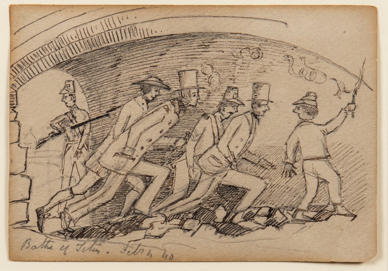 Baños de Tito, 1840 de Edward Lear