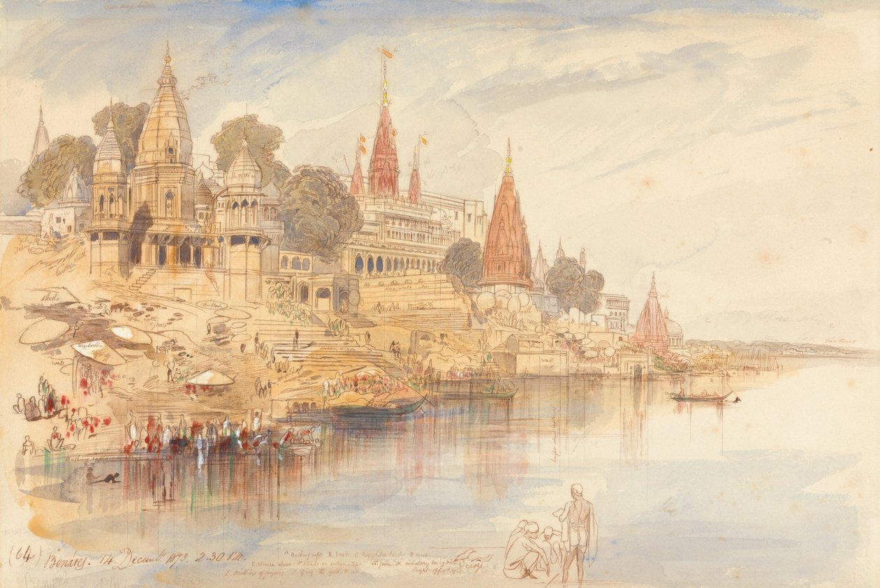 Benares de Edward Lear