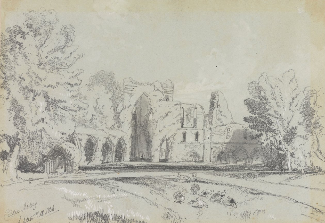 Abadía de Calder, 12 de septiembre de 1836. de Edward Lear
