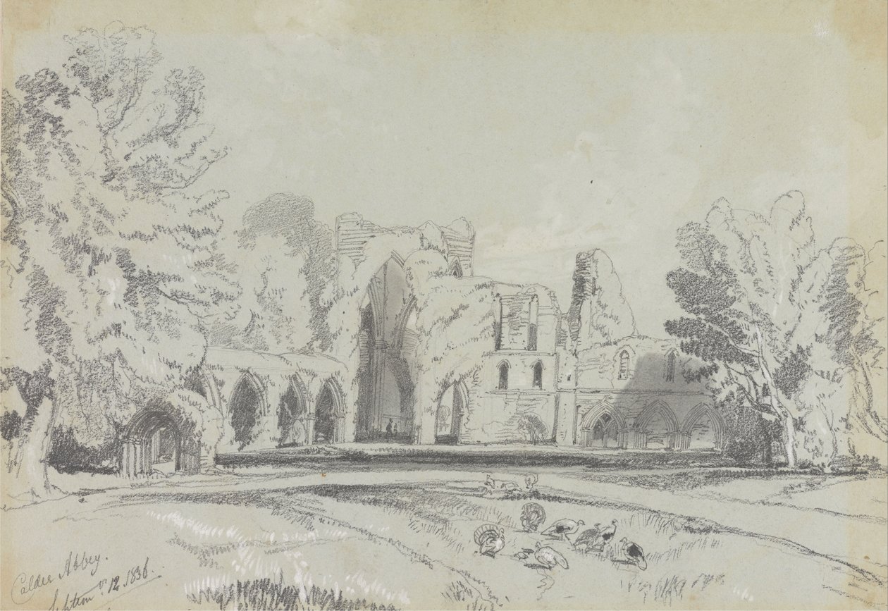 Abadía de Calder, 12 de septiembre de 1836. de Edward Lear