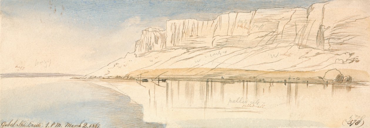 Gebel Sheikh Eredi de Edward Lear
