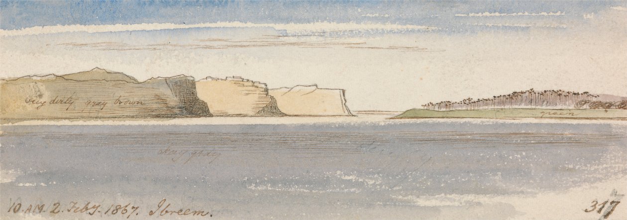 Ibreem, 10:00 horas, 2 de febrero de 1867 (317) de Edward Lear