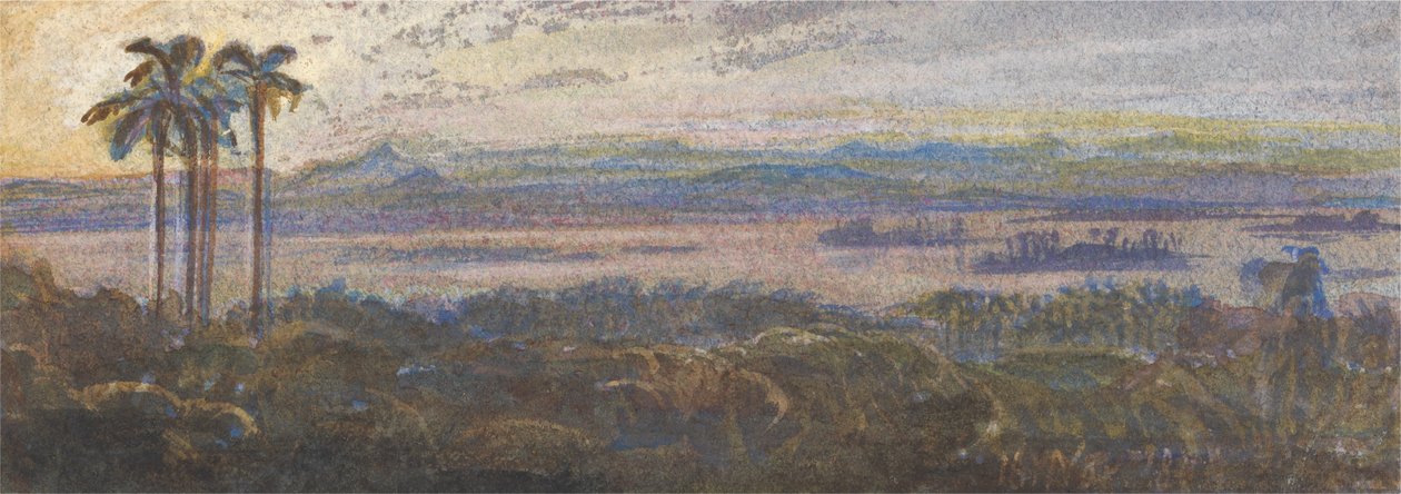 Paisaje de Indian River de Edward Lear