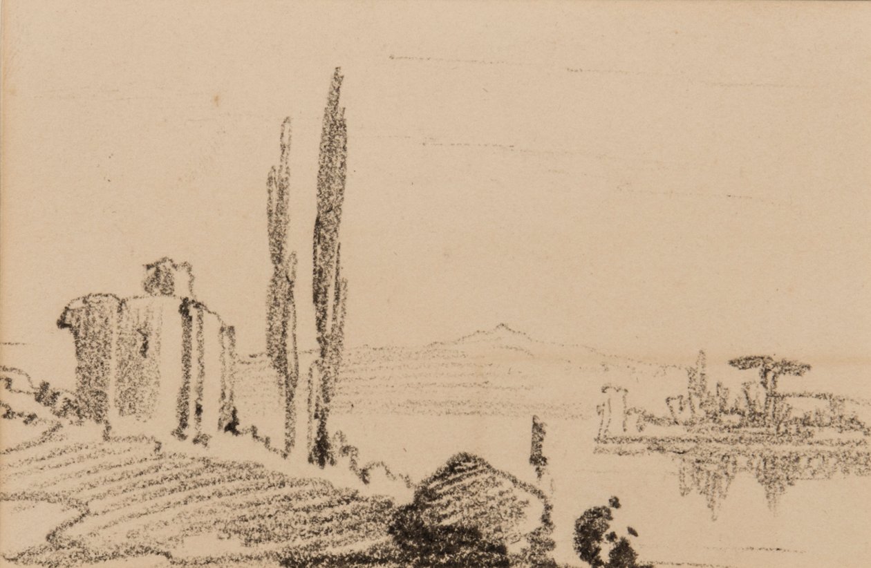 Capricho italiano, c.1837 de Edward Lear