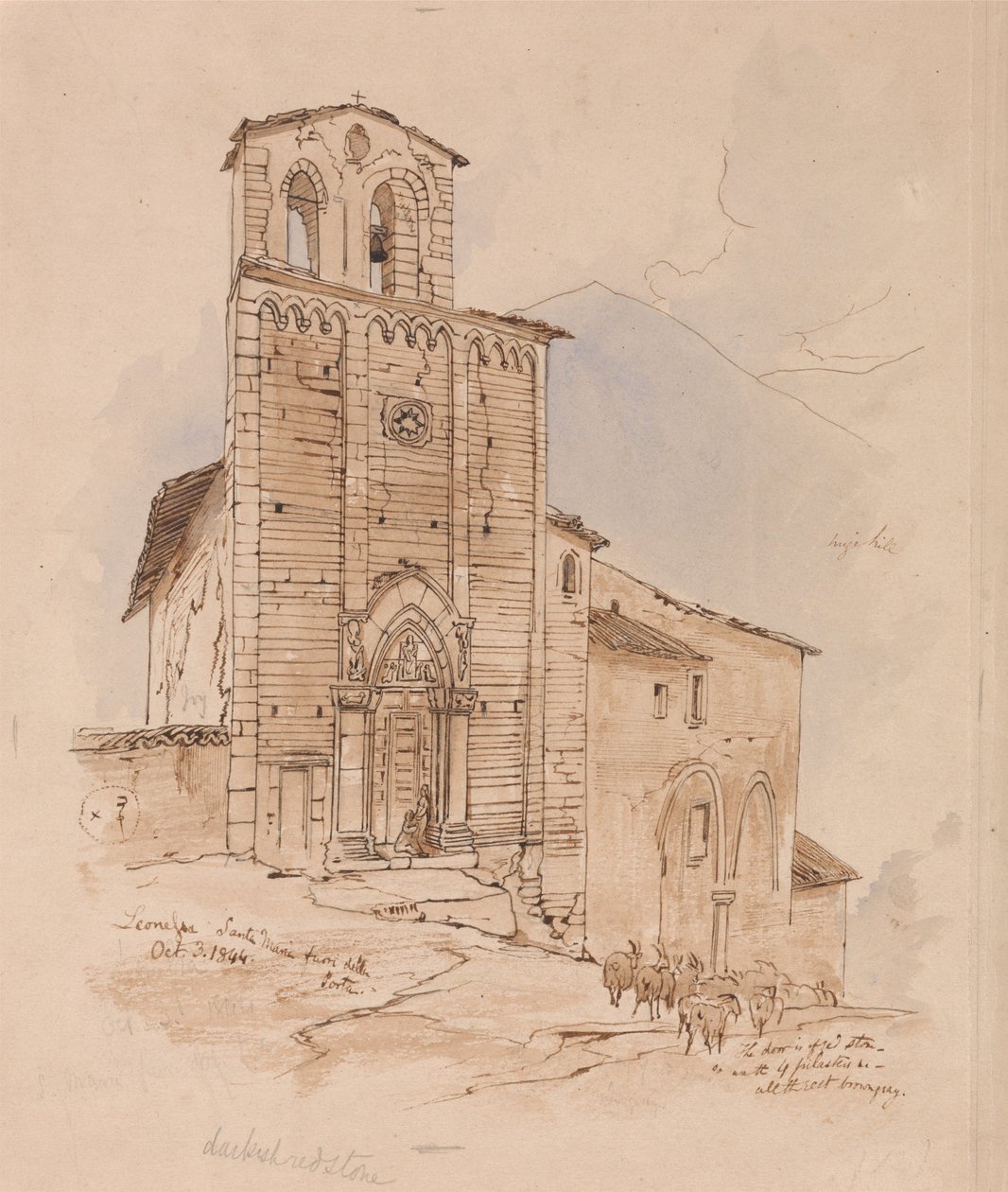 En León, 3 de octubre de 1844 de Edward Lear