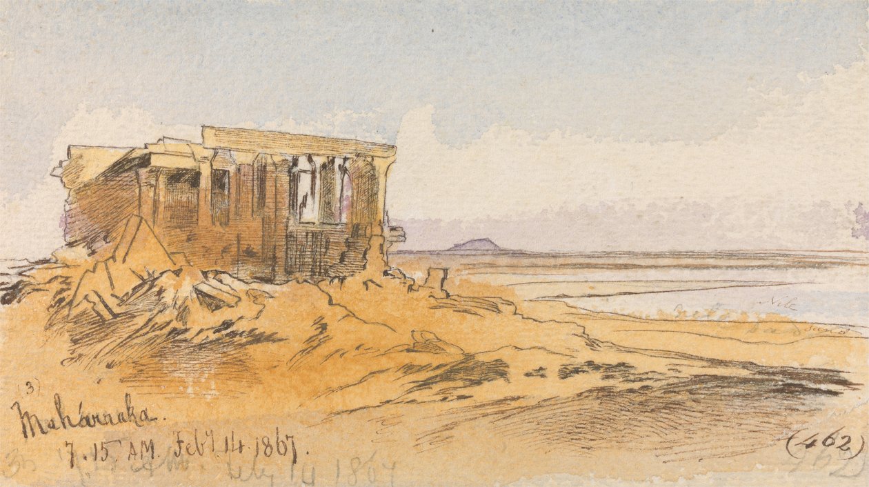 Maharraka, 7:15 am, 14 febrero 1867 (462) de Edward Lear