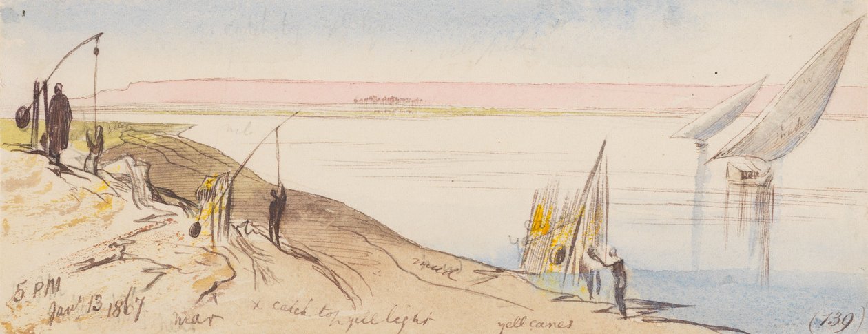 Cerca de[]; 17:00 h, 13 de enero de 1867 (139) de Edward Lear