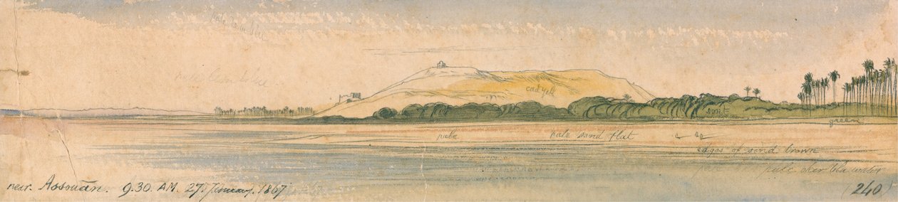 Cerca de Assouan de Edward Lear