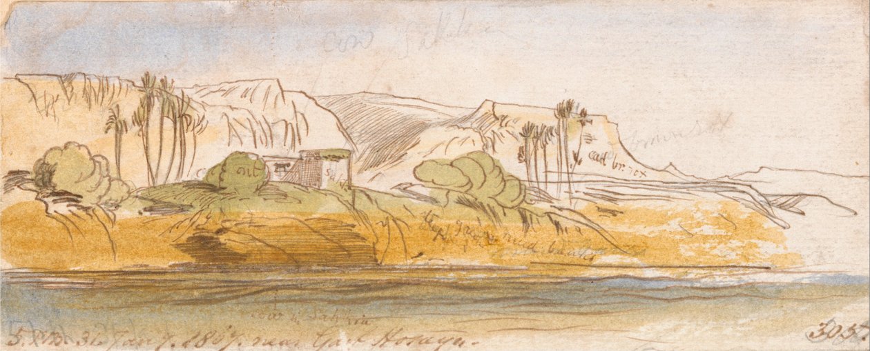 Cerca de Garf Hosayn de Edward Lear