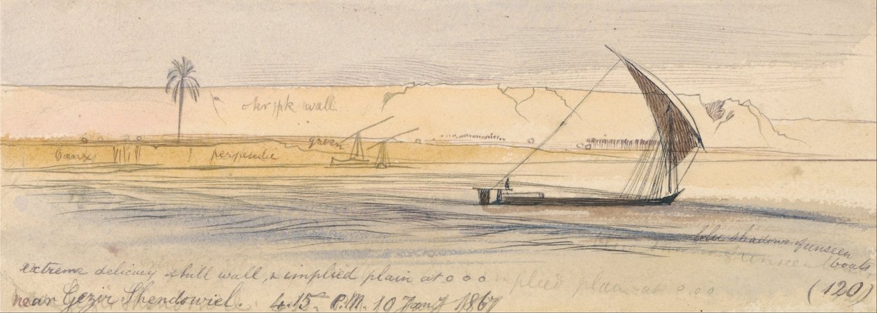 Cerca de Gezir Shendowiel de Edward Lear