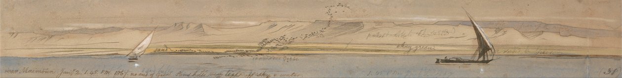 Cerca de Maimoun de Edward Lear