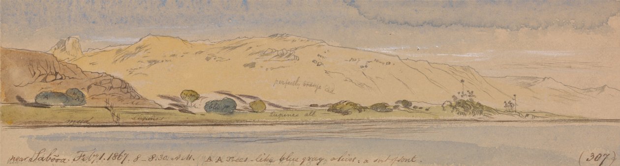Cerca de Sabooa de Edward Lear