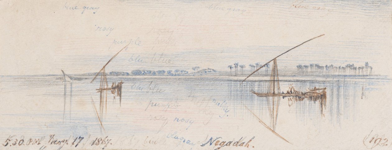 Negadah; 17 de enero de 1867, a las 17:30 (192) de Edward Lear