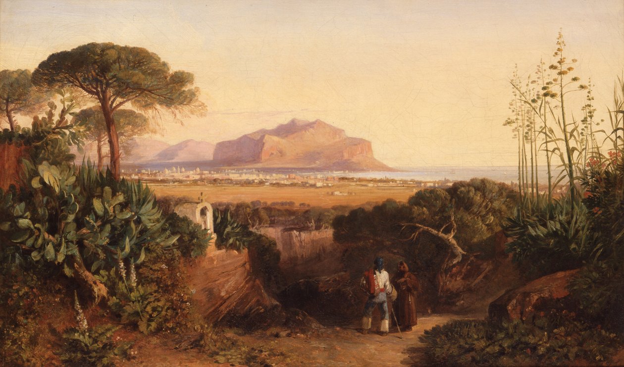 Palermo, Sicilia de Edward Lear