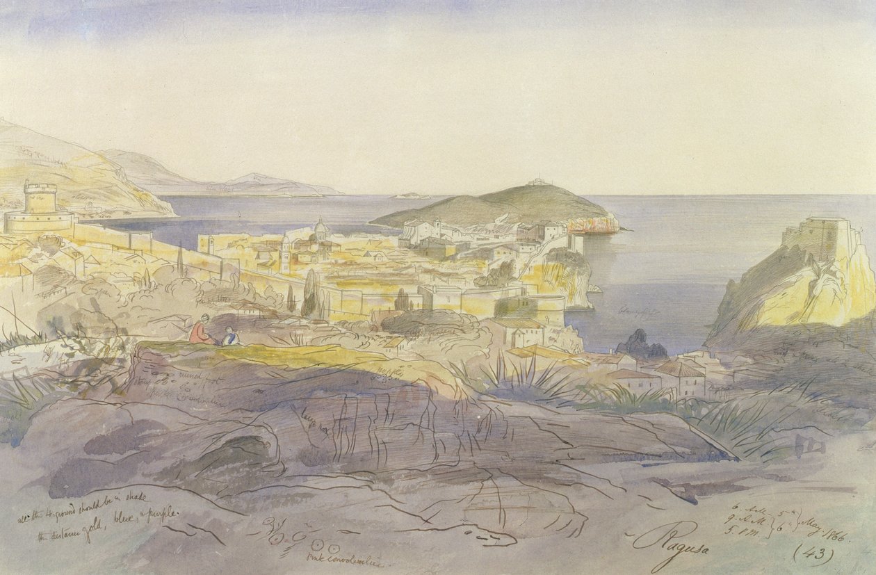 Ragusa (Dubrovnik), 5-6 de mayo de 1866 de Edward Lear