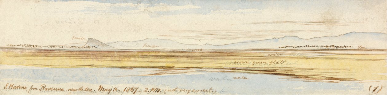 San Marino de Rávena de Edward Lear