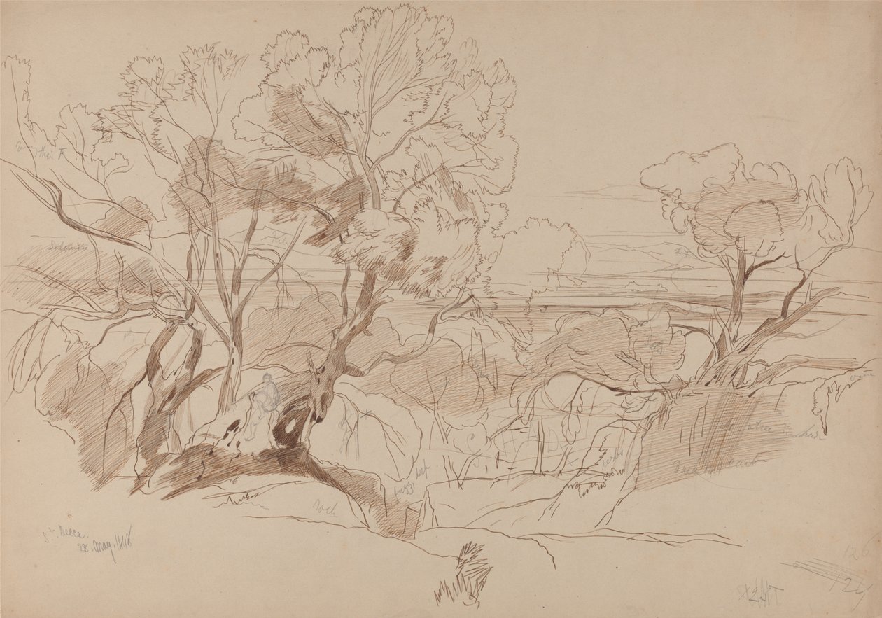 Santa Decca, Corfú, 28 de mayo de 1848 (126) de Edward Lear