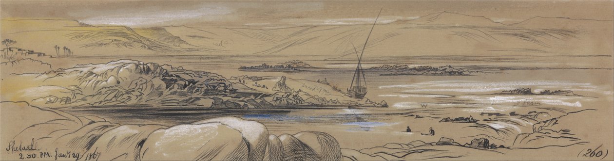 Shelaal, 2:30 am, 29 Enero 1867 (260) de Edward Lear