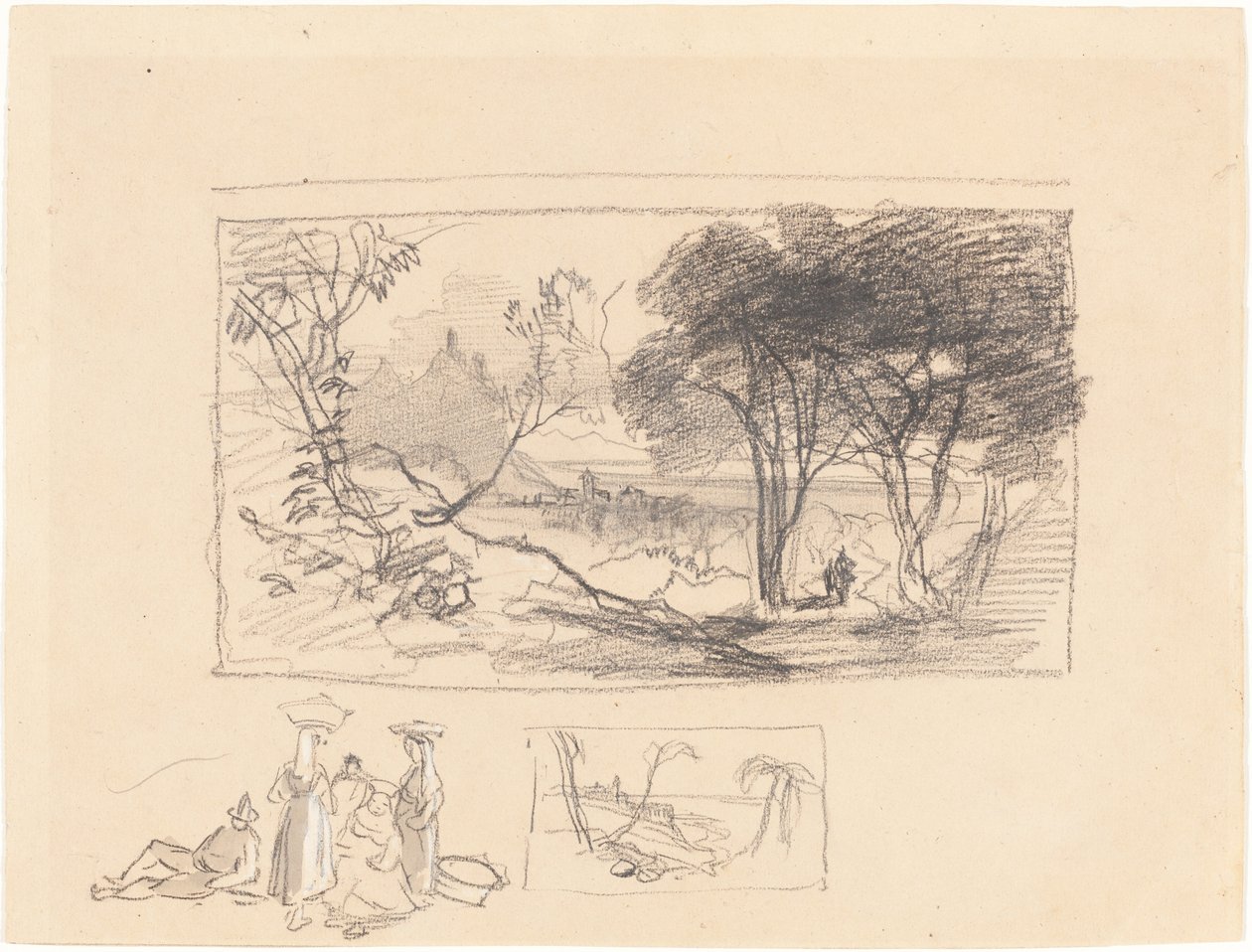 Bocetos en Italia de Edward Lear