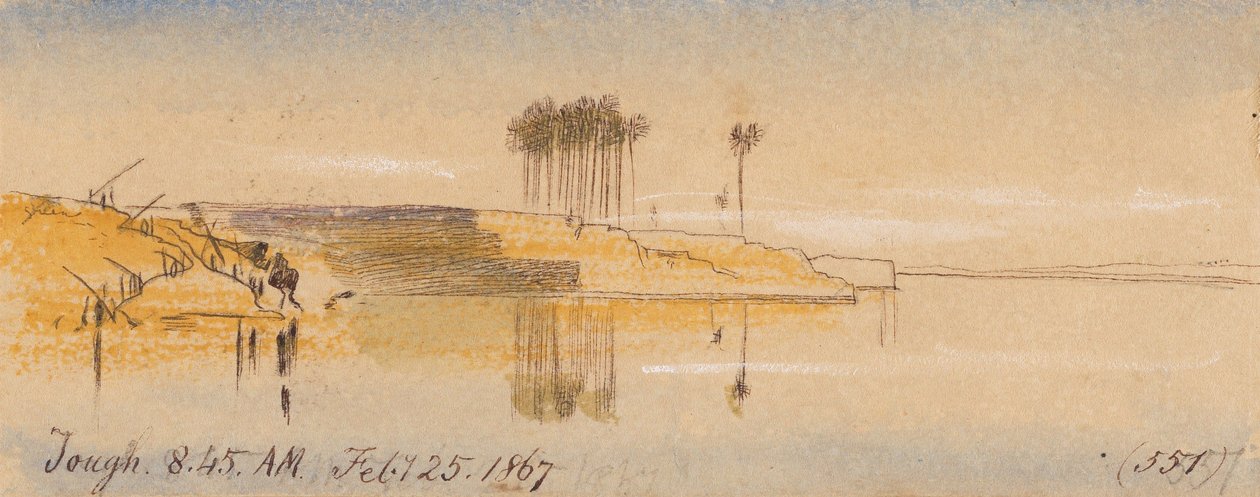 Difícil; 8:45 de la mañana, 25 de febrero de 1867 (551) de Edward Lear