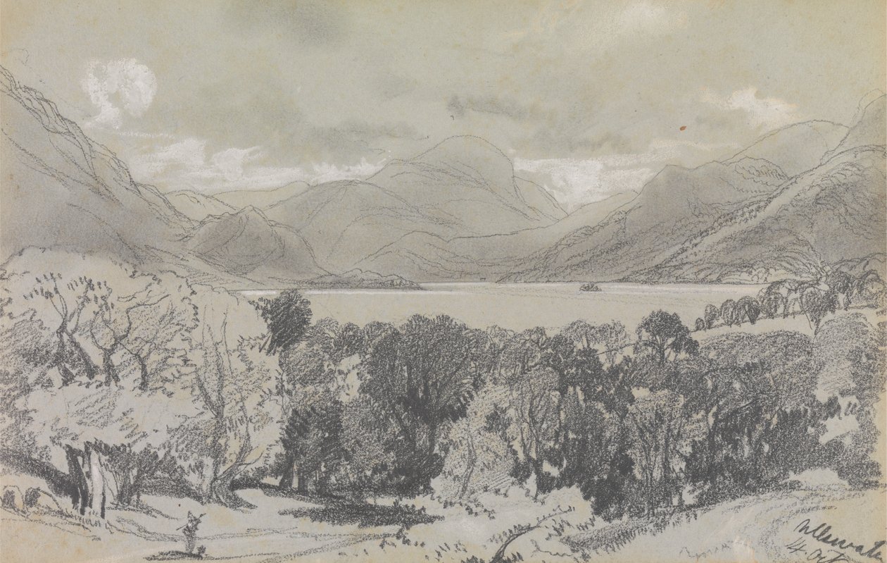 Ullswater, 14 de octubre de 1836 de Edward Lear