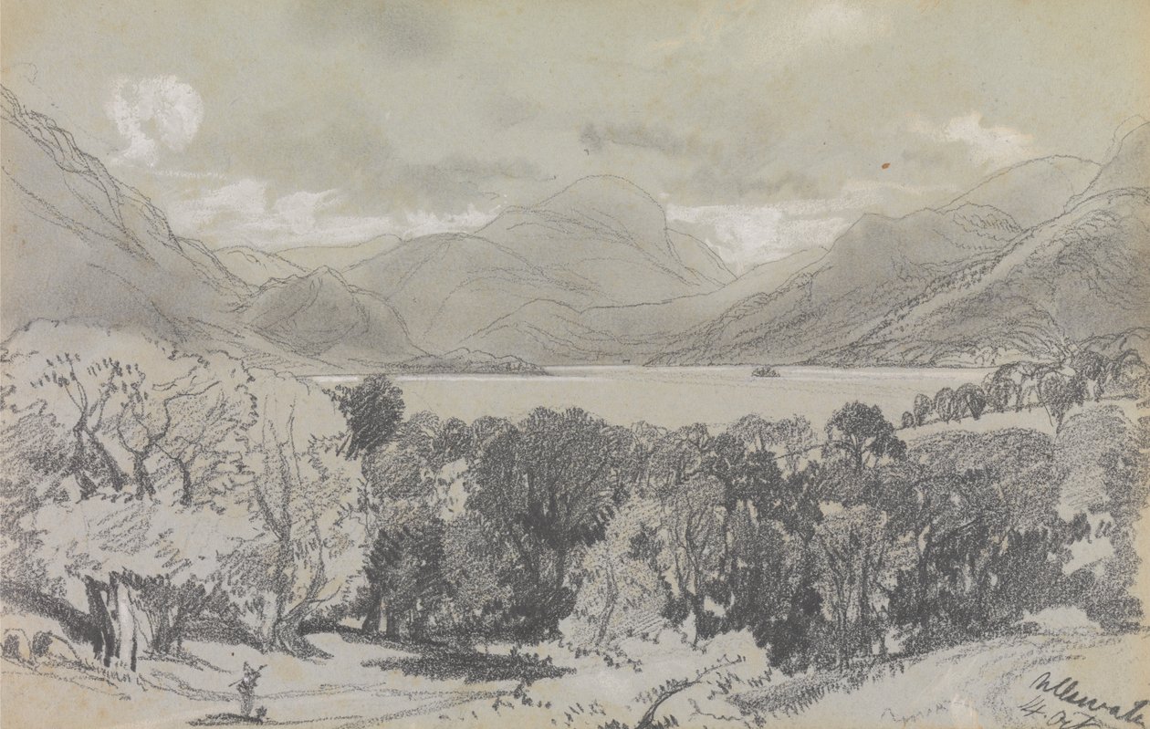 Ullswater, 14 de octubre de 1836 de Edward Lear