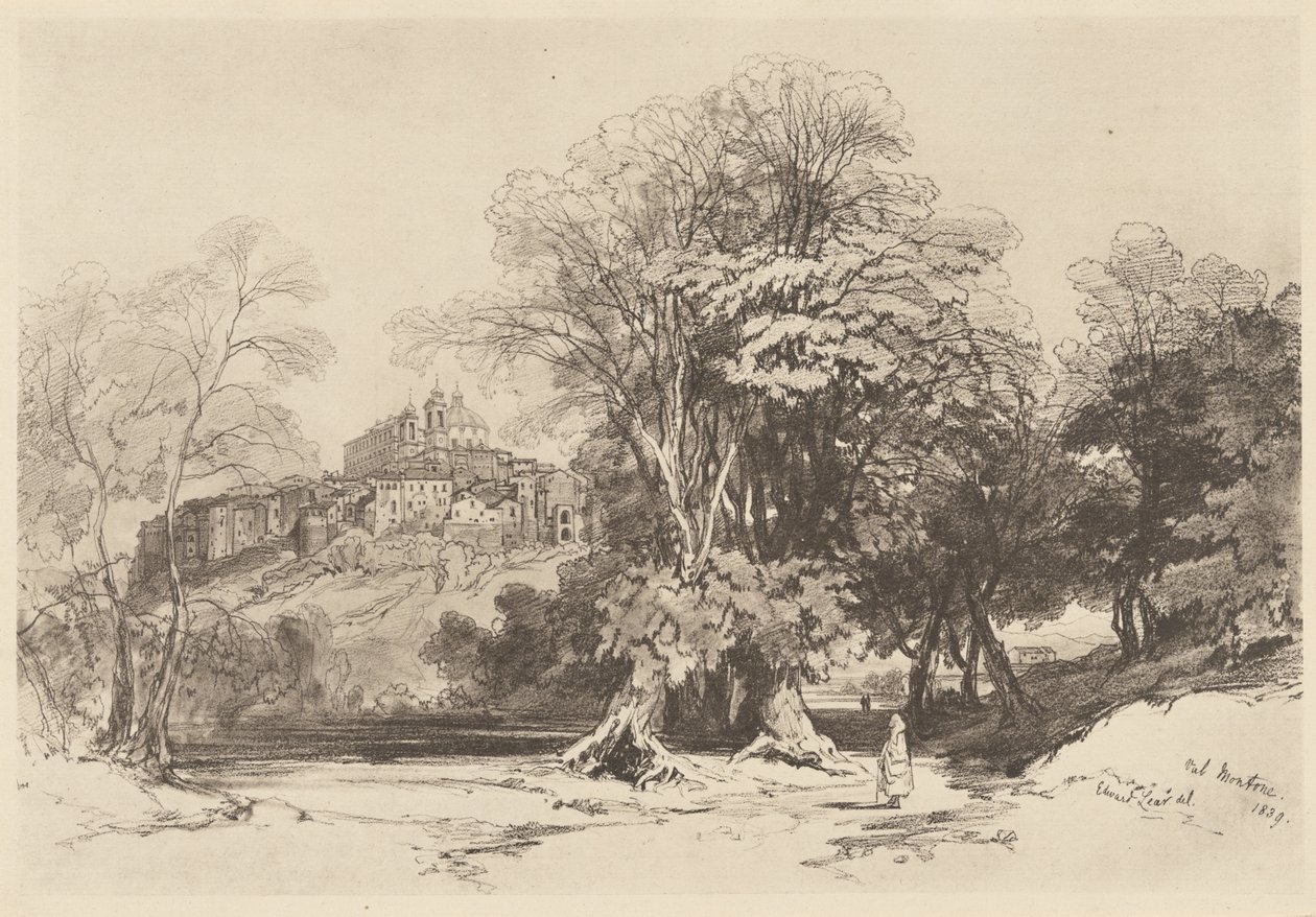 Valle de Montone de Edward Lear