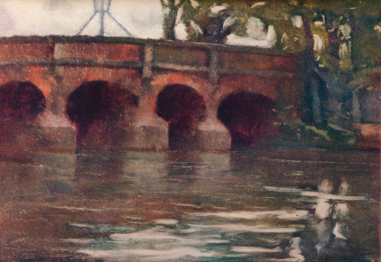 El puente, c1911 de Edward Leslie Badham