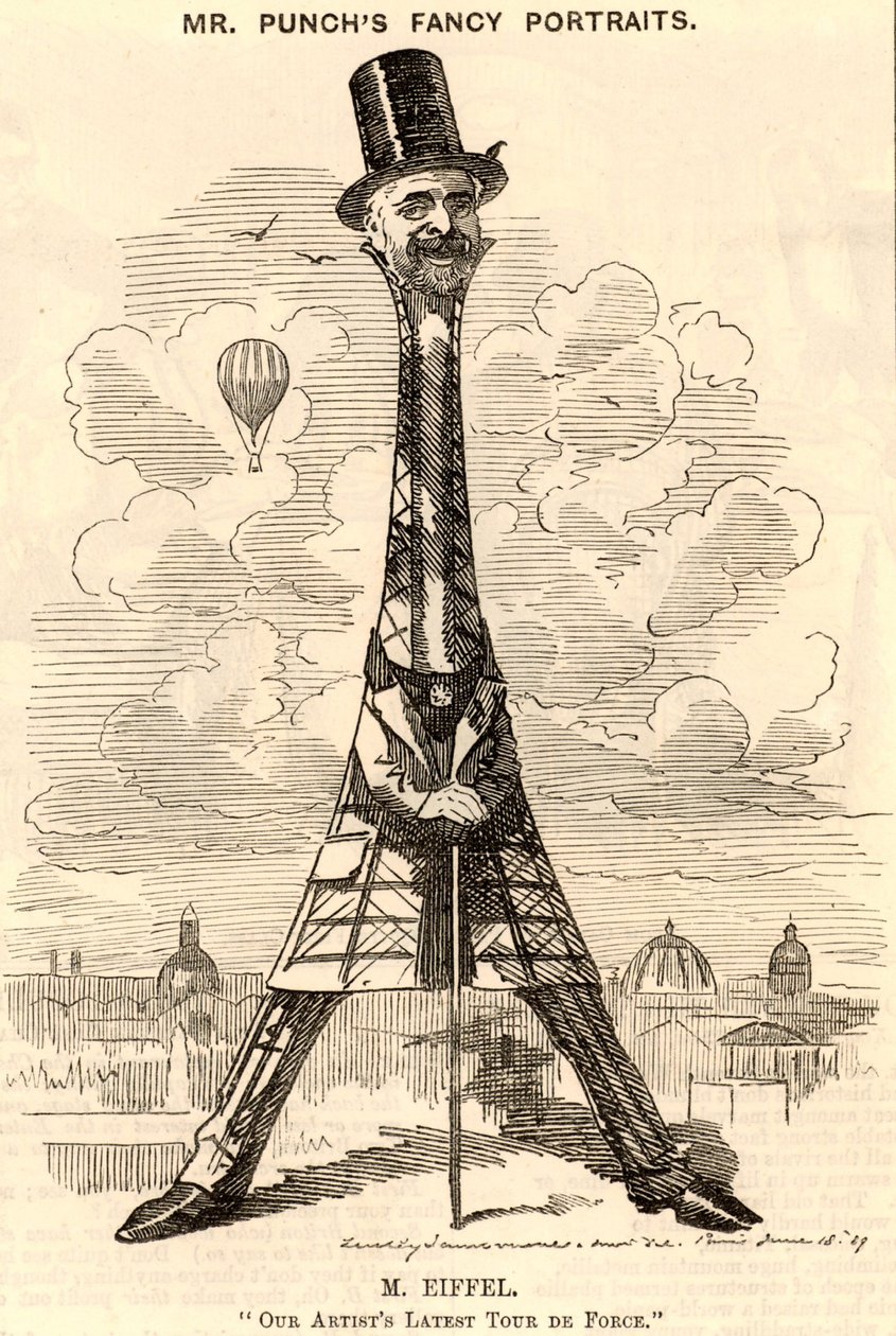 "(Alexandre) Gustave Eiffel (1832-1923) Ingeniero civil francés de Edward Linley Sambourne