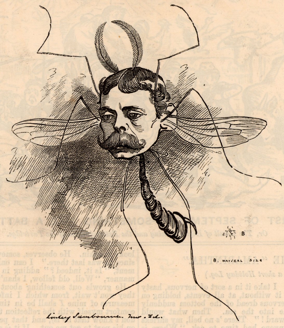 Lord Randolph Henry Spencer Churchill (1849-1895) de Edward Linley Sambourne