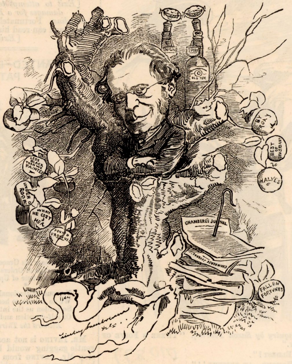 Retrato de James Payn de Edward Linley Sambourne