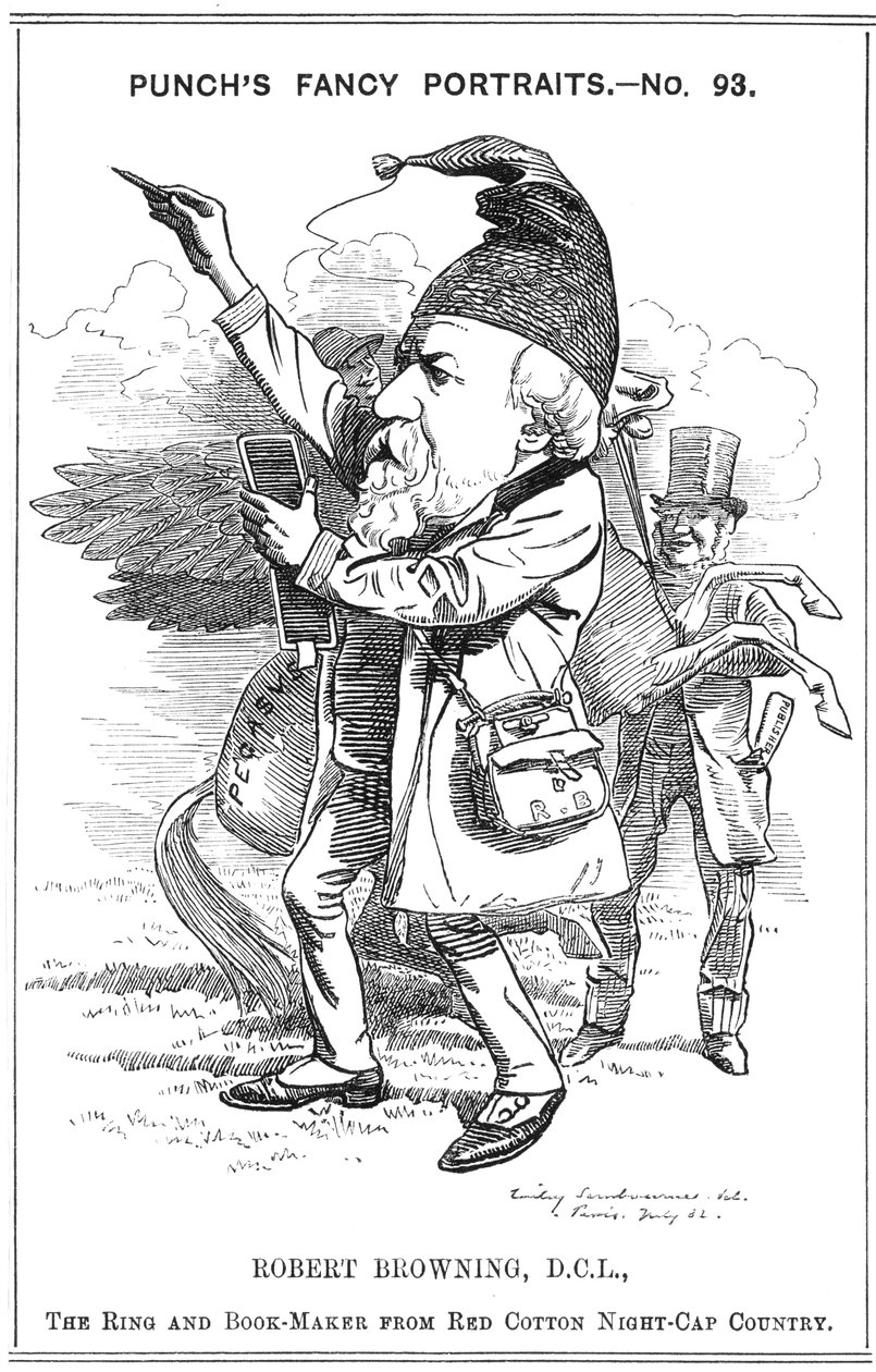 Robert Browning, poeta y dramaturgo inglés, 1882 de Edward Linley Sambourne
