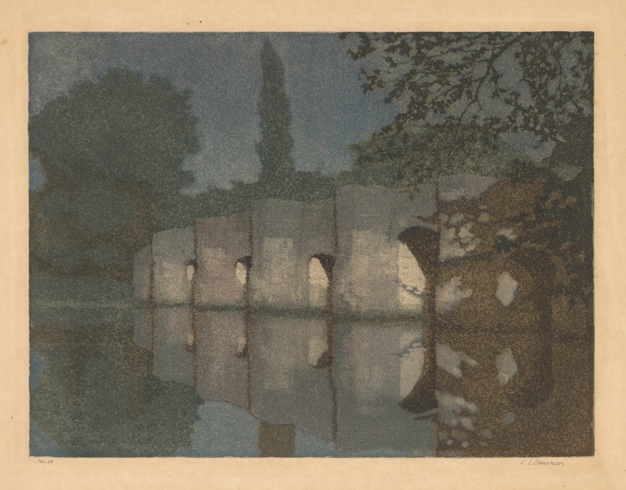 Puente de Stopham de Edward Louis Laurenson