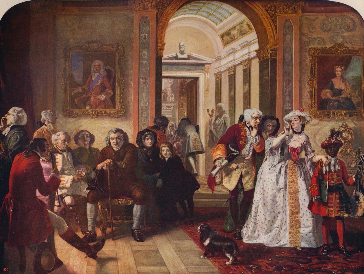 Dr. Johnson en la antesala de Lord Chesterfield, 1748, c1915 de Edward Matthew Ward