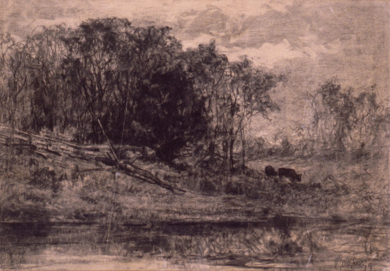 Vacas en el bosque de Edward Mitchell Bannister