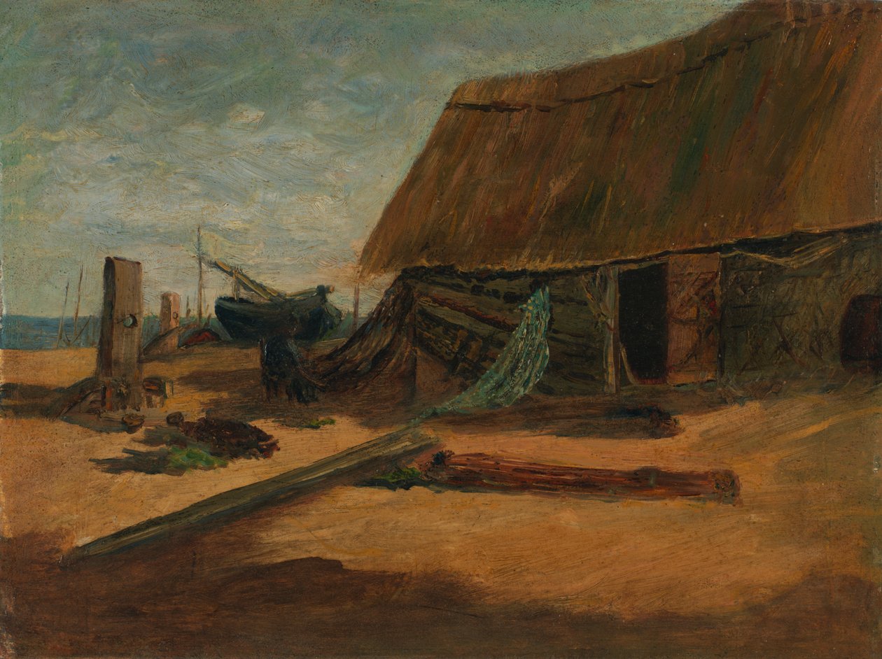 Cabañas de pesca de Edward Mitchell Bannister