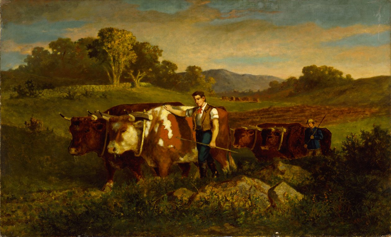 Pastores con vacas de Edward Mitchell Bannister