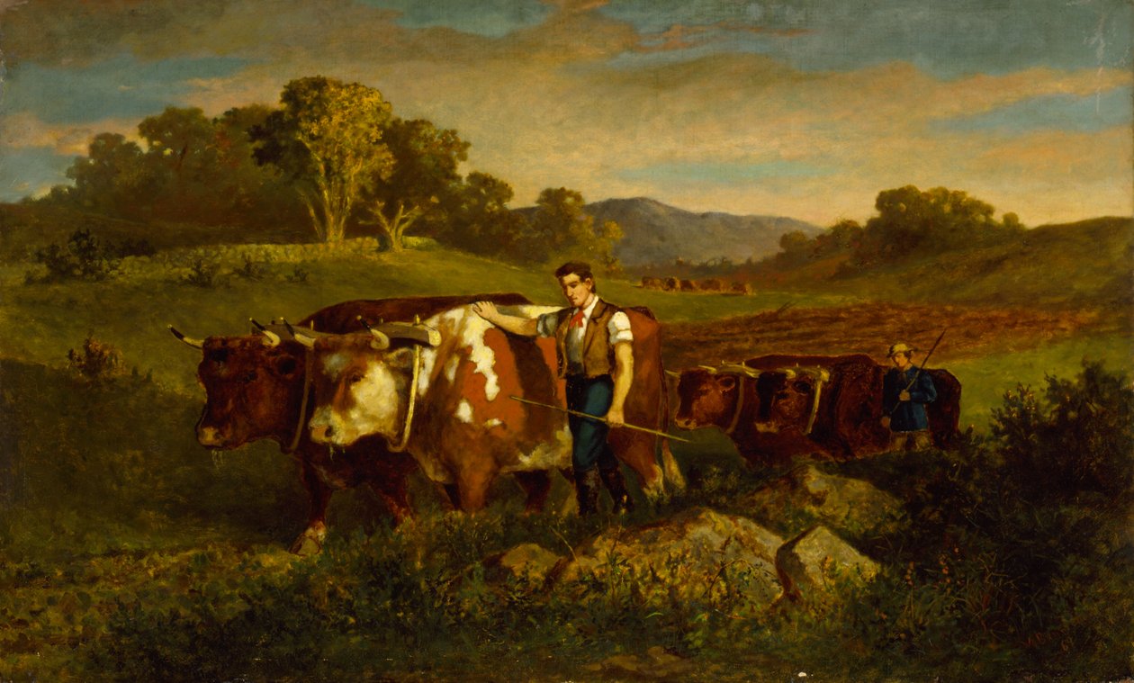 Pastores con vacas, 1869 de Edward Mitchell Bannister