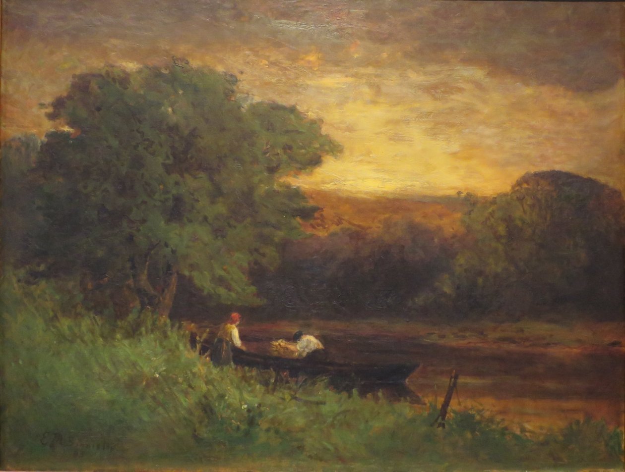 Escena del río de Edward Mitchell Bannister