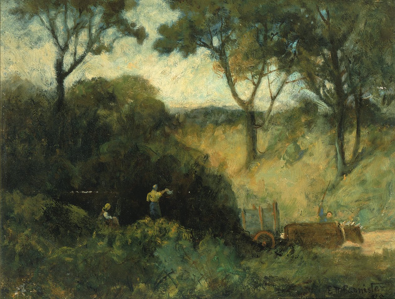El saludo, 1895 de Edward Mitchell Bannister