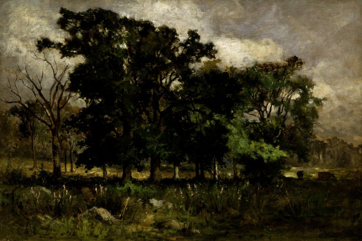 Paisaje arbolado de Edward Mitchell Bannister