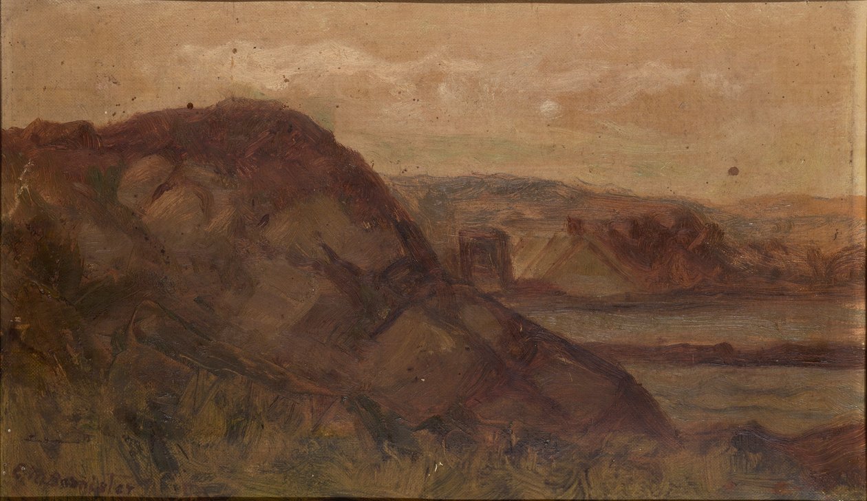 Sin título (paisaje con rocas) de Edward Mitchell Bannister