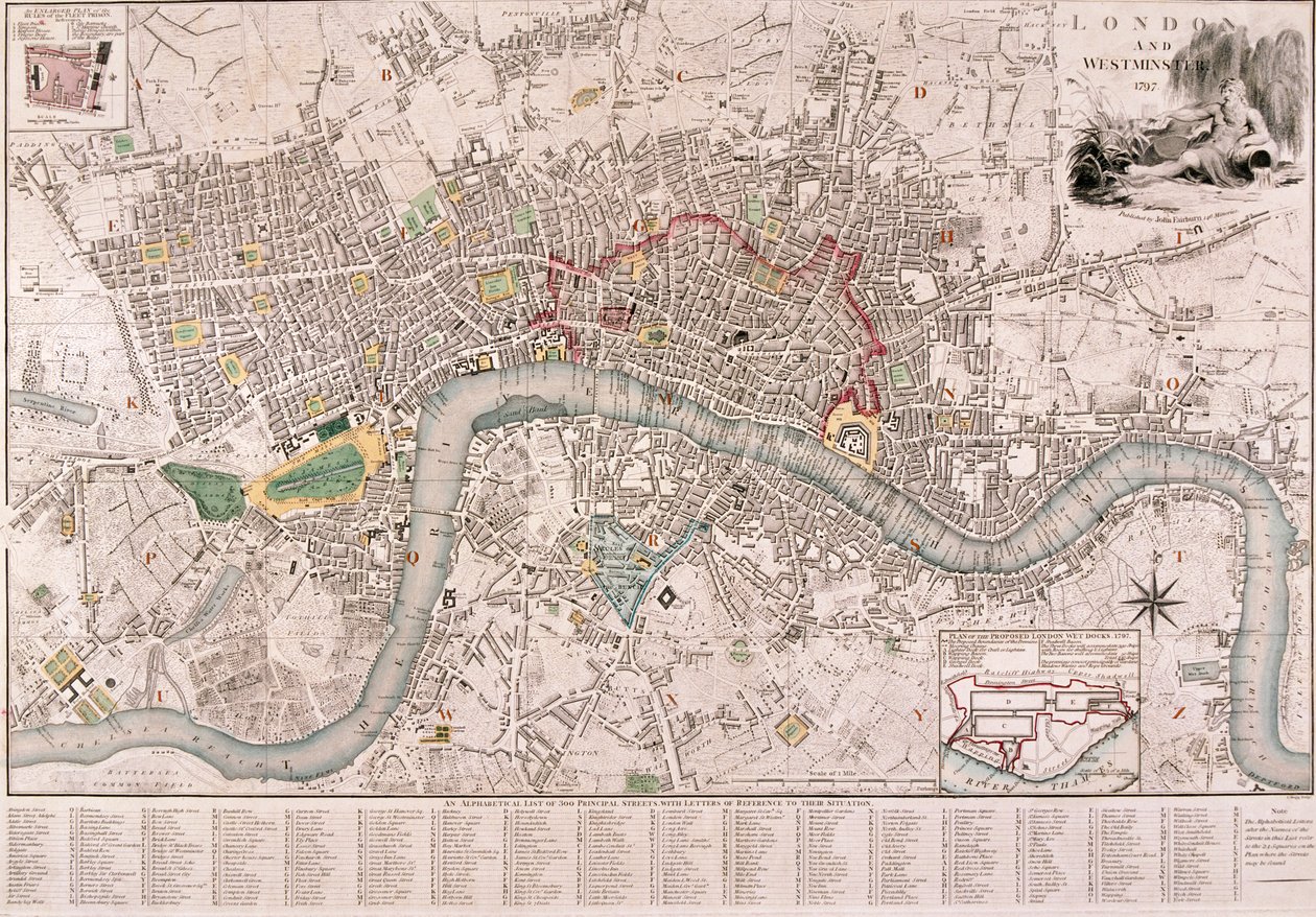 Mapa de Londres de Edward Mogg