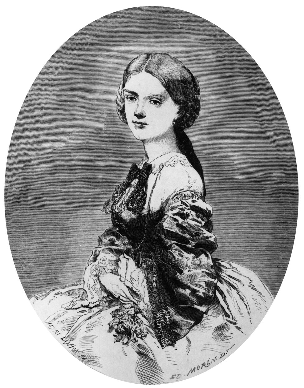 Princesa María Clotilde de Saboya (grabado) de Edward Morin