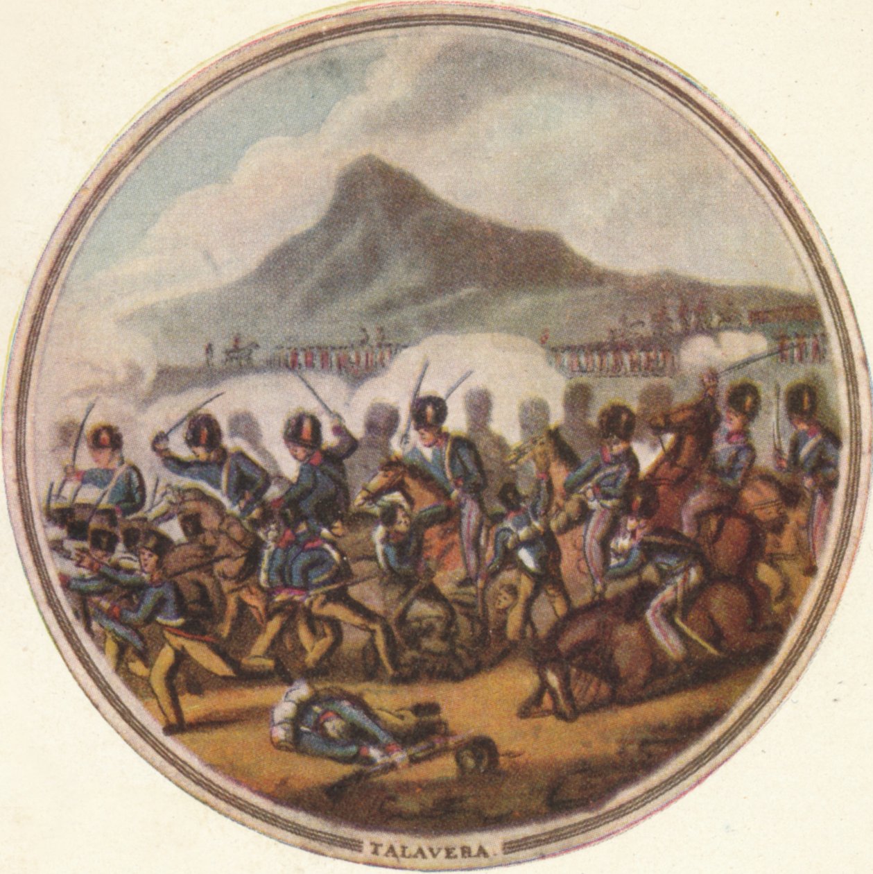 Batalla de Talavera, 1815, 1910 de Edward Orme