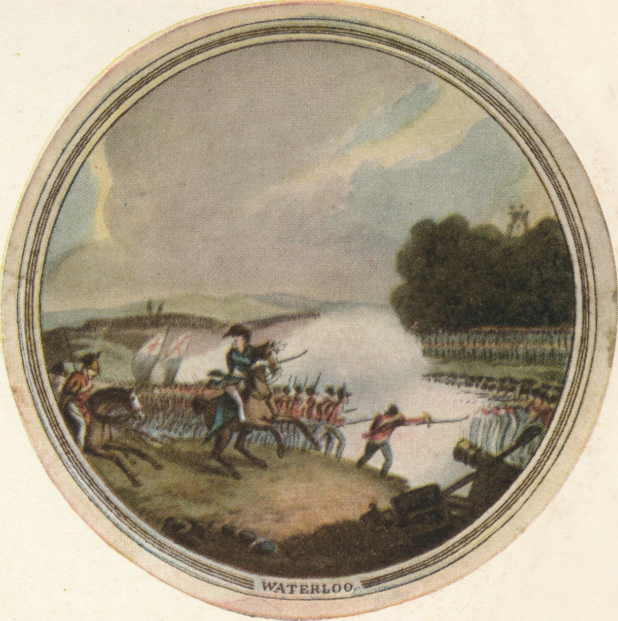 Batalla de Waterloo, 1815, 1910 de Edward Orme
